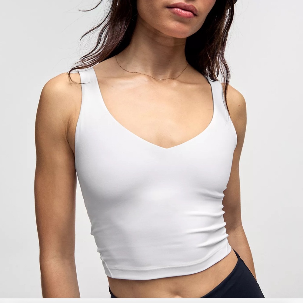 Lululemon White Align Tank Size 8
